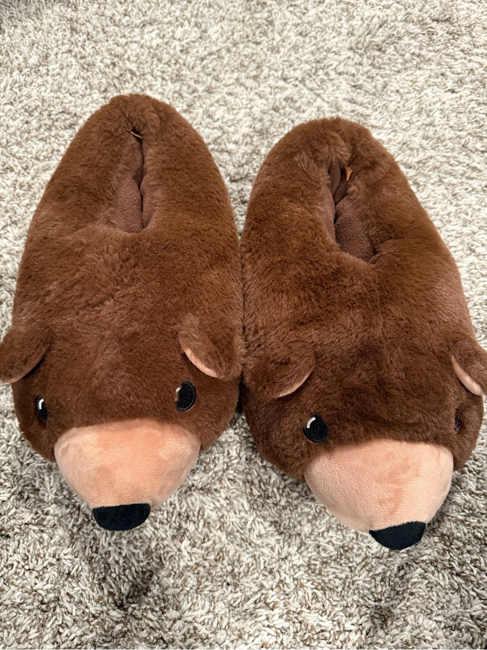 Old Navy Brown Bear Kids Slippers